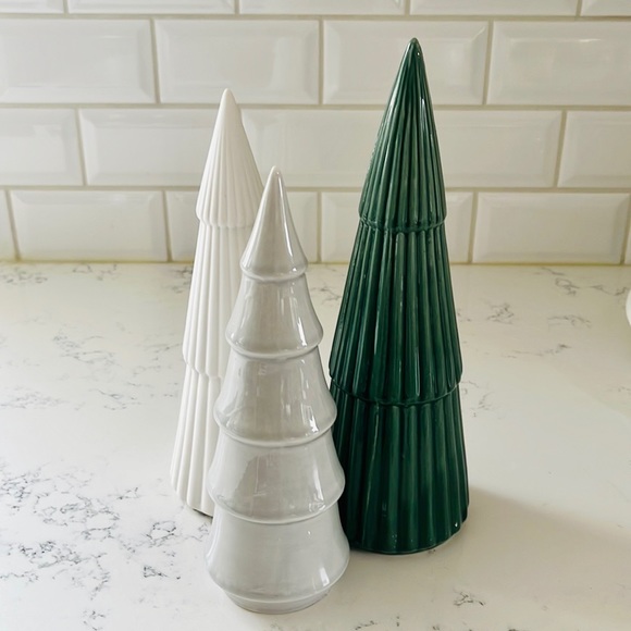 Scott Living Bisque Christmas Tree Table Decor - Picture 9 of 10